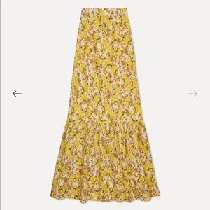 Something Navy tiered maxi skirt. Size M.